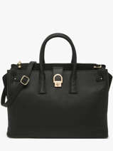 Sac  Main L Equestre Cuir Etrier Noir equestre EEQT142L