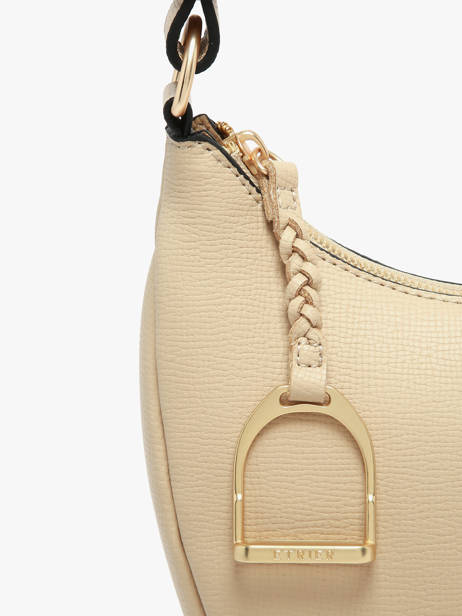 Sac Bandoulière Torsade Cuir Etrier Beige torsade ETOS167M vue secondaire 4